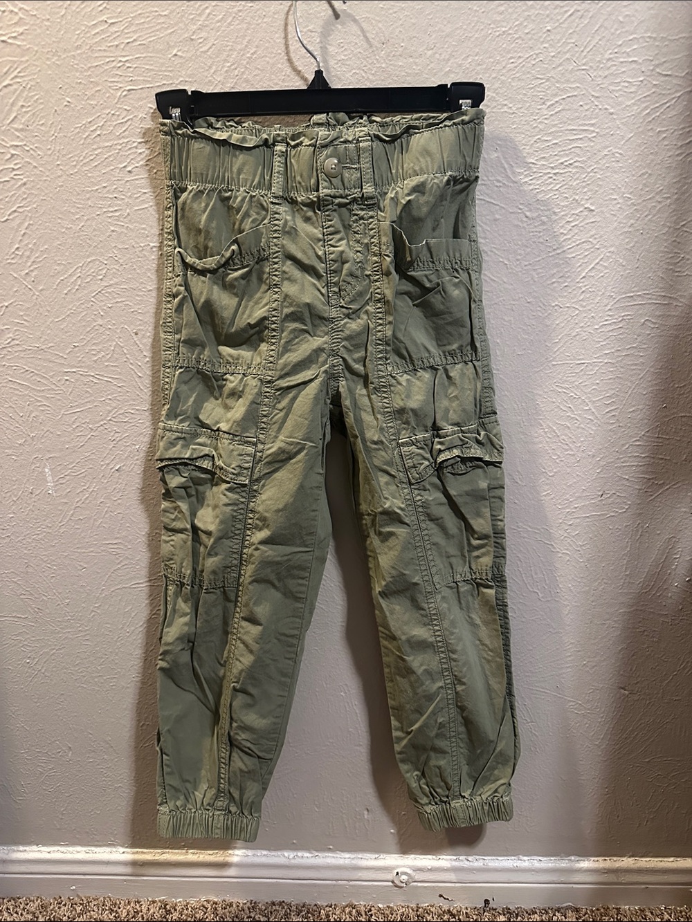 SO Kids Olive Green Cargo Joggers